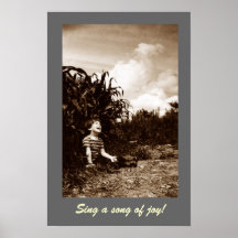 Sing a song of joy! print