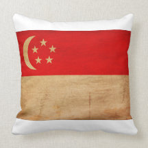 Singapore Flag Pillows