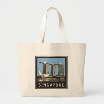 Singapore Marina Bay Sands Canvas Bag