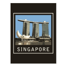 Singapore Marina Bay Sands Postcard