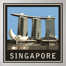 Singapore Marina Bay Sands Posters