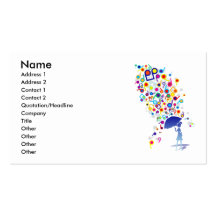 Singin' in the Rain Business Card