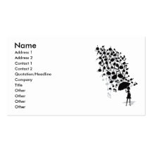 Singin' in the Rain Business Card Template