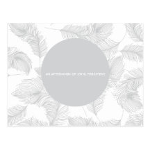 Singing Bird Wedding RSVP Postcard