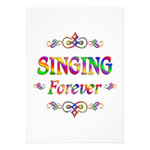 Singing Forever Personalised Announcements