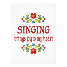 Singing Joy Custom Announcement