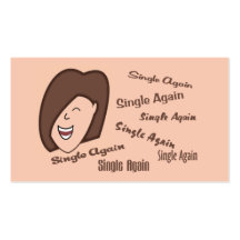 Single Again Business Card