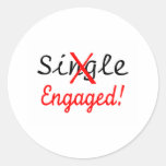 Single (Engaged) Stickers