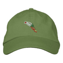 Single flower design women's embroidered hat