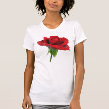 Single Red Rose Photograph. T-shirt
