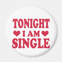 Single Refrigerator Magnets