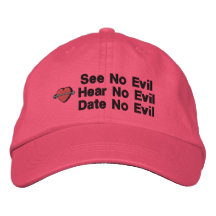 Single Womens Embroidered Hat