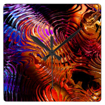 Sinuous 10 Wall Clock