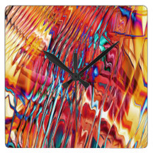 Sinuous 6 Wall Clock