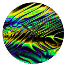Sinuous 9 Wall Clock