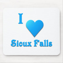 Sioux Falls -- Sky Blue Mousepad