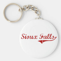 Sioux Falls South Dakota Classic Design Key Chains