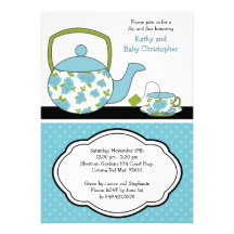 Sip and See Baby Shower Invitation