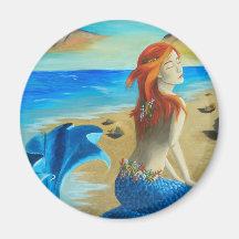 Siren - mermaid fridge magnet