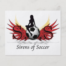 Sirens of Soccer Personalized Flyer