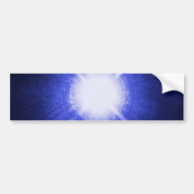 Sirius A and B - brightest glowing star Bumper Stickers