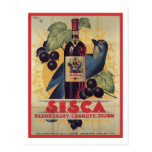 Sisca Vintage Ad Post Cards
