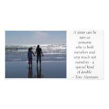 Sister-a special kind of double card photo card