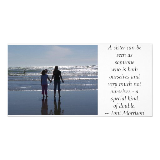 Sister-a special kind of double card photo card