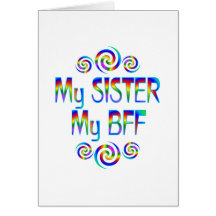 Sister BFF Greeting Card