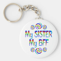 Sister BFF Keychains
