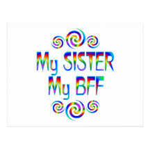 Sister BFF Postcards