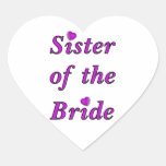 Sister of the Bride Simply Love Stickers