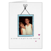 Sisters forever Greeting card