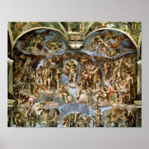 Sistine Chapel: The Last Judgement, 1538-41 Poster