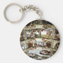Sistine Chapel, Vatican, Rome, Italy Key Chain