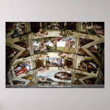 Sistine Chapel, Vatican, Rome, Italy Posters