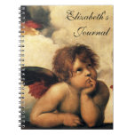 Sistine Madonna Angels by Raphael Raffaello Spiral Notebooks