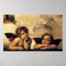 Sistine Madonna Angels by Raphael Sanzio Print