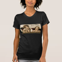 Sistine Madonna Detail, Raphael Tshirt