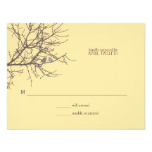 Sitting in a Tree Wedding Response Invitation
