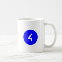 Sitting on Toilet Mug