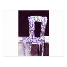 sitting with the class postcards