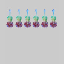 Six Colorwashed Cellos t-shirts