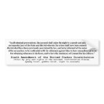 Sixth Amendment to the United States Constitution bumper stickers