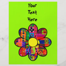Sixties Flower Power Full Color Flyer