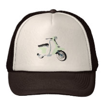 Sixties Mod Scooter Trucker Hats