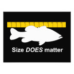 "Size Does Matter" - Funny bass fishing photography