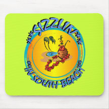Sizzlin in South Beach Mousepad