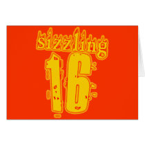Sizzling 16 Birthday Presents cards