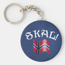 Skal! Norwegian Keychain
